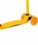 Самокат Ridex 3-колесный Kiko, 120/80 мм, желтый/оранжевый
