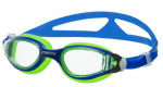 Очки для плавания Atemi, дет., силикон (син/салат), B601