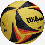 Мяч волейбольный WILSON OPTX AVP VB REPLICA, WTH01020X, размер 5, желто-черный (5)