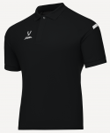 Поло JÖGEL CAMP 2 Poly Polo, черный