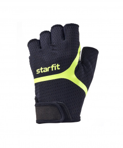 Перчатки для фитнеса Starfit WG-103, черный/ярко-зеленый ― купить в Москве. Цена, фото, описание, продажа, отзывы. Выбрать, заказать с доставкой. | Интернет-магазин SPORTAVA.RU