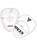 Лапы RDX FPR-T1R REX CURVE T1 RED/BLACK