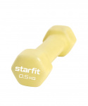 Гантель неопреновая Starfit DB-201 0,5 кг, желтый пастельный
