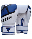 Перчатки боксерские RDX BGR-F7 BLUE BGR-F7U, 12 oz