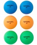 Мяч для настольного тенниса Roxel 1* Color Bounce, 6 шт.