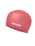 Шапочка для плавания Atemi light silicone cap Bright red, силикон, Цвет: Красный, FLSC1R