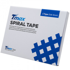 Кросс-тейп TMAX Spiral Tape Type C 20 листов, 423730, телесный ― купить в Москве. Цена, фото, описание, продажа, отзывы. Выбрать, заказать с доставкой. | Интернет-магазин SPORTAVA.RU