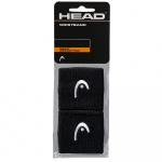 Напульсники HEAD 2,5" 285050-BK, 2шт., черные (Универсальный)