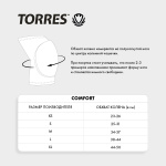 Наколенники спортивные TORRES Comfort PRL11017M-02, размер M, чёрные (M)