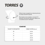 Наколенники спортивные TORRES Comfort, PRL11017XS-02, размер XS, чёрные (XS)