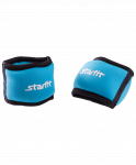 Утяжелители для рук Starfit "Браслет" WT-101, 0,75 кг, синие/черные