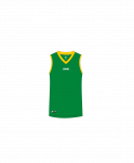 Майка баскетбольная Jögel JBT-1020-034, зеленый/желтый, детский
