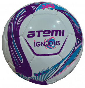 Мяч футбольный Atemi IGNEOUS, PU/PVC 1.3mm, бел/cиний/голуб, р.3 , р/ш, 32 п , окруж 60-61 ― купить в Москве. Цена, фото, описание, продажа, отзывы. Выбрать, заказать с доставкой. | Интернет-магазин SPORTAVA.RU