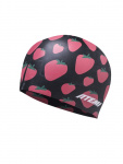 Шапочка для плавания Atemi silicone cap Strawberry shake, силикон, Цвет: Принт, TSC1SS