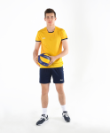 Футболка волейбольная Jögel JVT-1030-049 желтый/темно-синий, детский