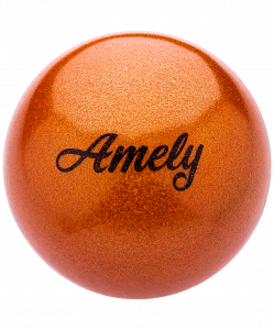 Мяч для художественной гимнастики Amely AGB-103 19 см, оранжевый, с насыщенными блестками ― купить в Москве. Цена, фото, описание, продажа, отзывы. Выбрать, заказать с доставкой. | Интернет-магазин SPORTAVA.RU