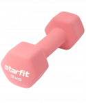 БЕЗ УПАКОВКИ Гантель неопреновая Starfit DB-201 3 кг, коралловый