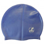 Шапочка для плавания силиконовая массажная Dobest XA30 (темно-синяя)