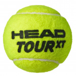 Мяч для большого тенниса HEAD TOUR XT 3B,570823, упаковка 3 мяча, желтый