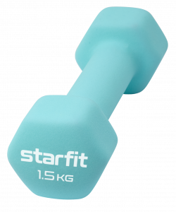 Гантель неопреновая Starfit DB-201 1,5 кг, мятный ― купить в Москве. Цена, фото, описание, продажа, отзывы. Выбрать, заказать с доставкой. | Интернет-магазин SPORTAVA.RU