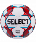 Мяч футбольный Select Match FIFA №5, белый/синий/красный (5)