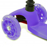 Трехколесный самокат Hubster Mini Flash (фиолетовый)