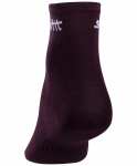 Носки средние Starfit SW-206, бордовый/серый меланж, 2 пары