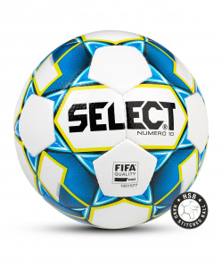 Мяч футбольный Select Numero 10 FIFA, №5, белый/синий/зеленый ― купить в Москве. Цена, фото, описание, продажа, отзывы. Выбрать, заказать с доставкой. | Интернет-магазин SPORTAVA.RU