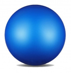 Мяч для художественной гимнастики INDIGO 400г IN329 металлик (синий)
