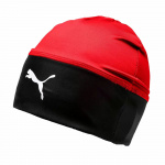 Шапка спортивная PUMA LIGA Beanie, 02235501, красно-черная (Универсальный)