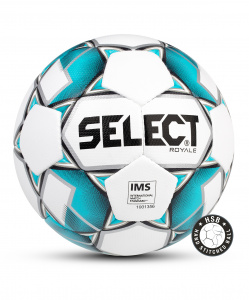 Мяч футбольный Select Royale, №5, белый/синий ― купить в Москве. Цена, фото, описание, продажа, отзывы. Выбрать, заказать с доставкой. | Интернет-магазин SPORTAVA.RU