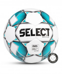 Мяч футбольный Select Royale, №5, белый/синий