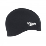 Шапочка для плав. SPEEDO Polyester Cap, 8-710080001, ЧЕРНЫЙ, полиэстер (Senior)