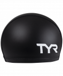 Шапочка для плавания TYR Long Hair Silicone Comfort Swim Cap, силикон, LSCCAPLH/001, черный
