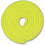 Скакалка гимнастическая INDIGO SM-121-LM, утяжеленная, длина 2,5м, шнур, лимонный