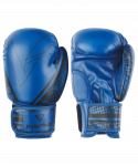 Перчатки боксерские Ice Blade ODIN, ПУ, синий, 8 oz