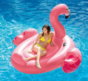 Плот надувной Intex 57558NP &quot;Flamingo ride-on&quot;, 142х137х97 см ― купить в Москве. Цена, фото, описание, продажа, отзывы. Выбрать, заказать с доставкой. | Интернет-магазин SPORTAVA.RU