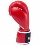 Перчатки боксерские KSA Wolf Red, кожа, 8 oz
