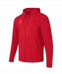 Флисовое худи на молнии JÖGEL ESSENTIAL Cotton Fleece FZ Hoodie, красный