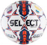 Мяч минифутбольный SELECT FUTSAL REPLICA АМФР РФС, (172) бел/син/красн, размер 4