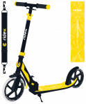 Самокат Ridex 2-колесный Marvellous 200 мм, черный/желтый