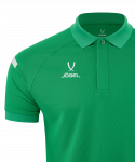 Поло JÖGEL CAMP 2 Poly Polo, зеленый/белый