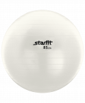 Мяч гимнастический Starfit GB-102 с насосом 85 см, антивзрыв, белый