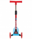 Самокат Ridex 3-колесный Loop, 120/70 мм, голубой/красный