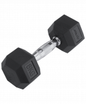 Гантель обрезиненная Starfit DB-301 8 кг, черный