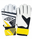 Перчатки вратарские Ux Precision Glove 20533U, белый/черный/желтый