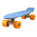 Скейтборд Triumf Active 22" TLS-401 синий с оранжевыми колесами