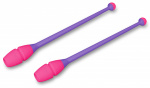 Булавы для художественной гимнастики вставляющиеся INDIGO 36 см (фиолетово-розовый)