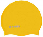 Шапочка для плавания Atemi, силикон, желт., SC107