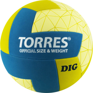 Мяч волейбольный TORRES DIG V22145, размер 5 (5) ― купить в Москве. Цена, фото, описание, продажа, отзывы. Выбрать, заказать с доставкой. | Интернет-магазин SPORTAVA.RU